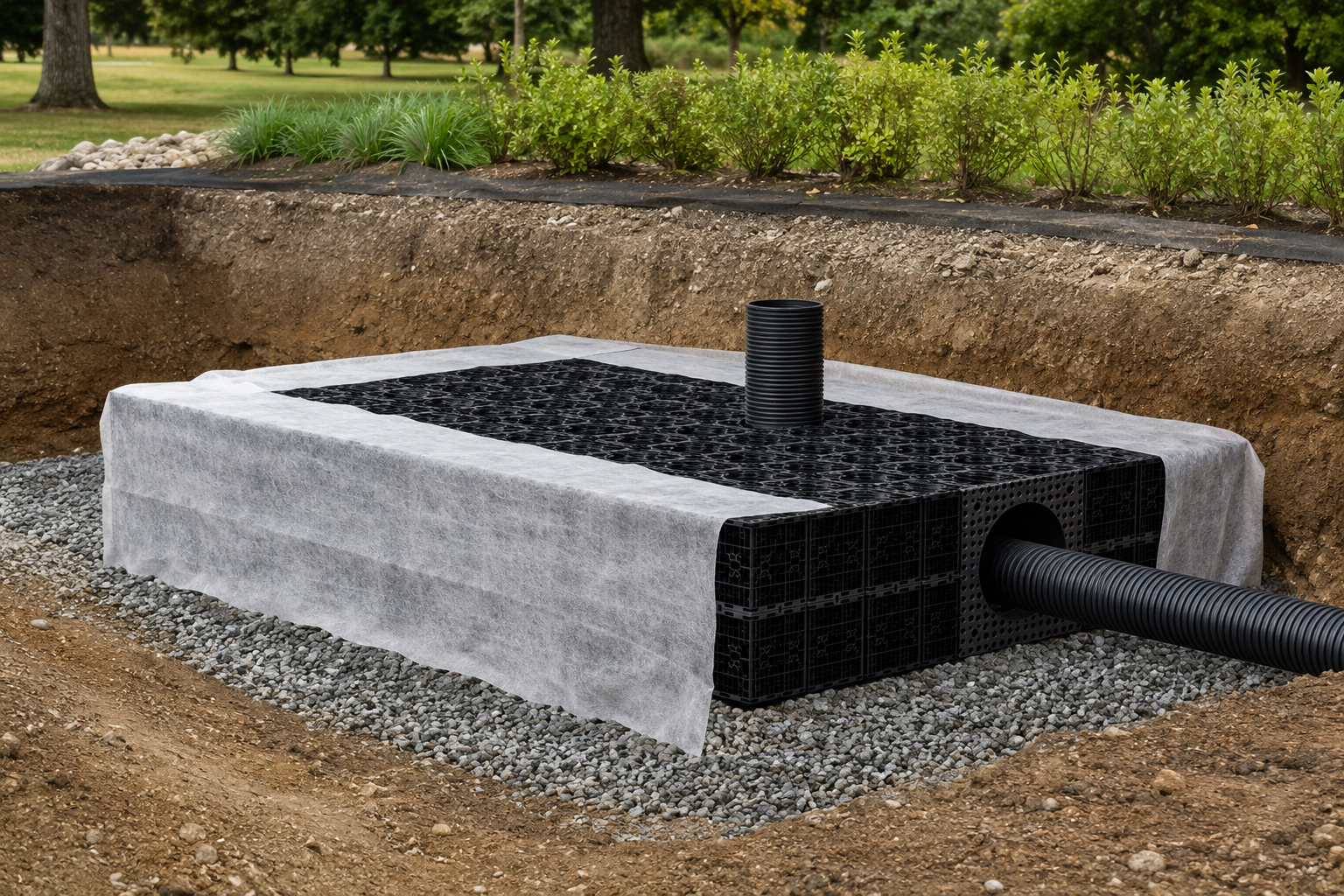 Soakaway Infiltration Geotextile Wrap