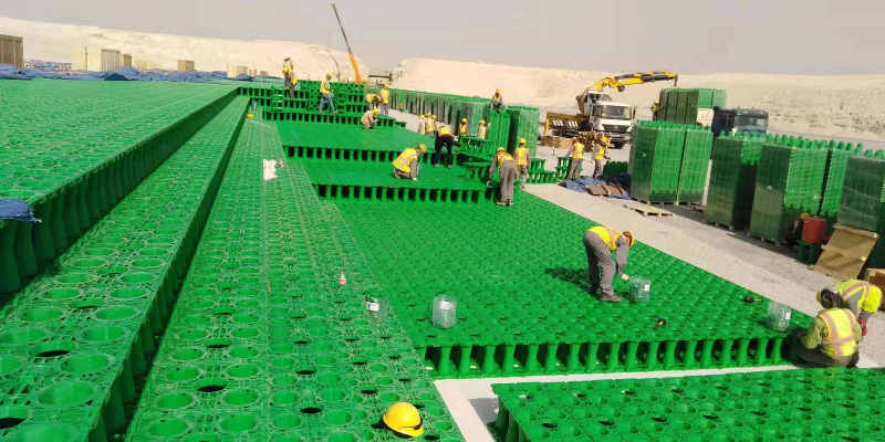 Underground stormwater storage system configuration overview