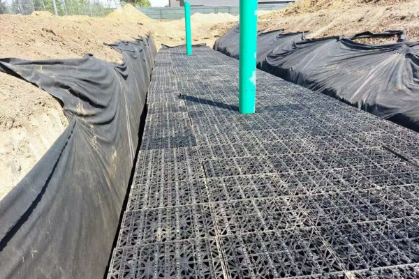 StormGrid modular stormwater attenuation system configuration