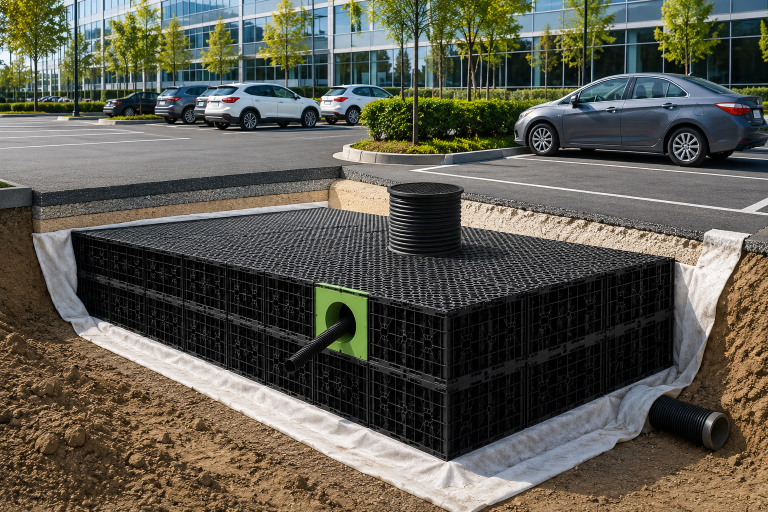 Car Park Or Access Road Storage