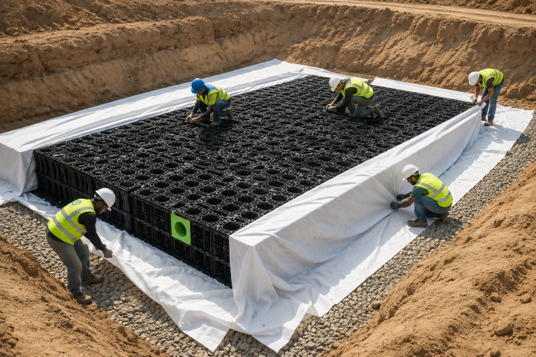 L1 Excavation and test depth