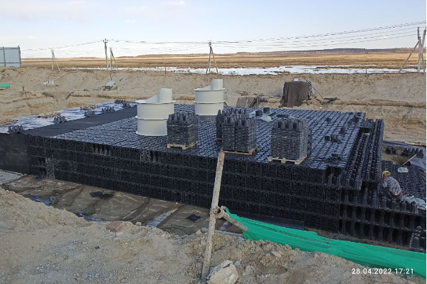 Industrial Geocellular Tank Storage Containers