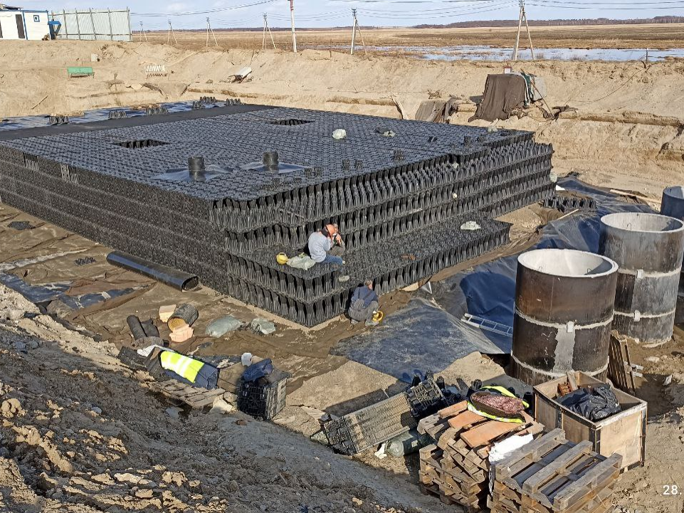 Modular Stormwater System Installation