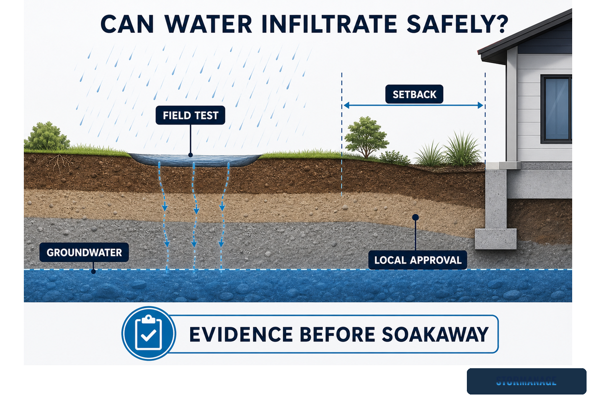 Can the Site Infiltrate Water Safely?