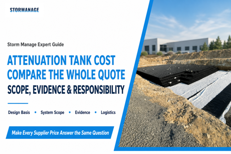 Attenuation tank cost quote comparison guide for project procurement teams