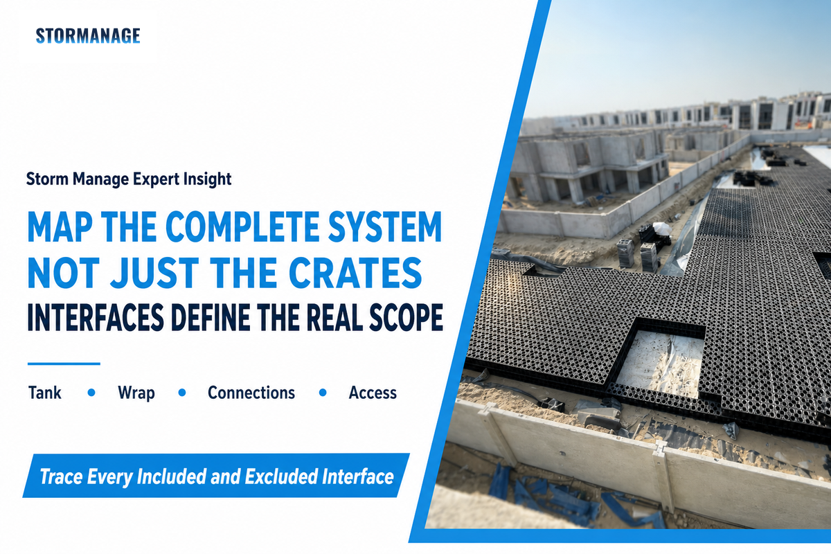 Complete attenuation tank system scope beyond modular crates
