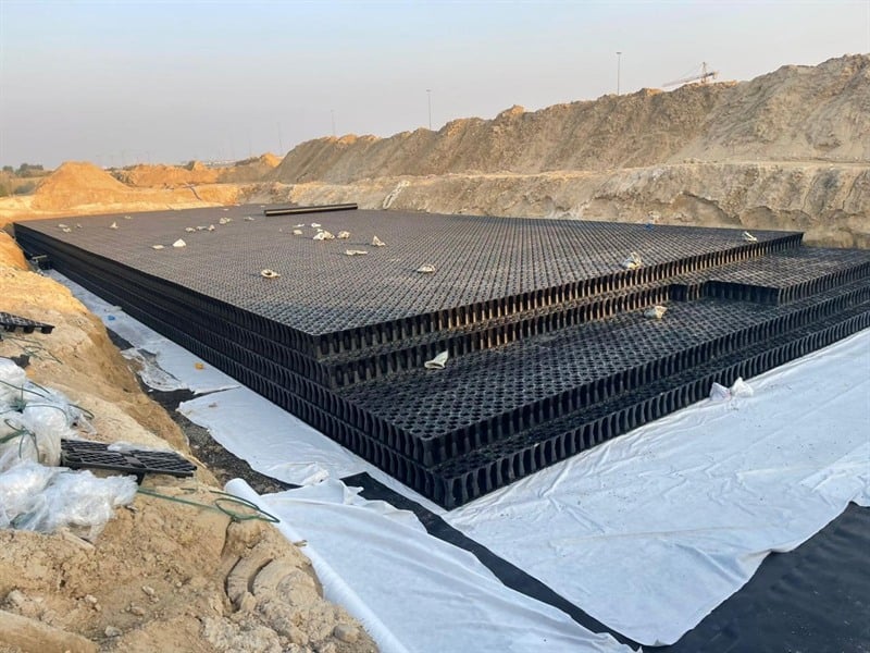 Attenuation Tank Installation Grid