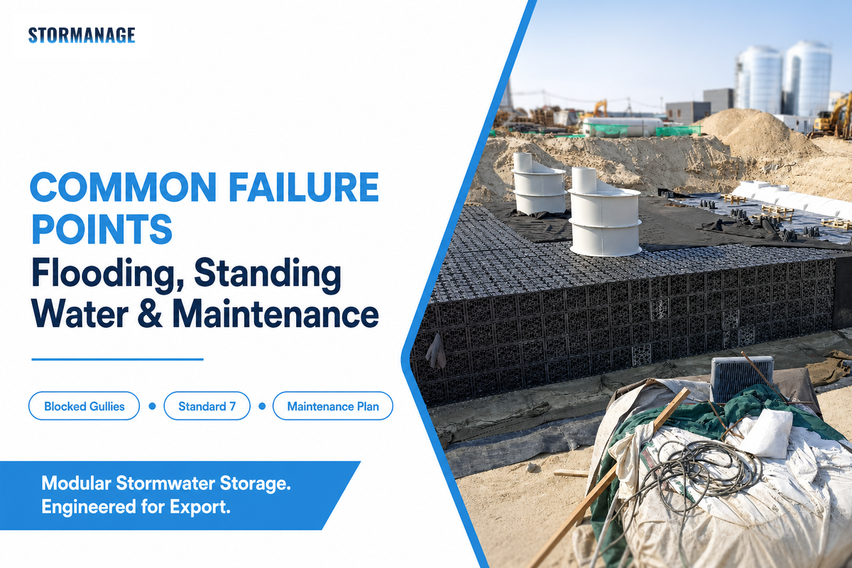 Common Failure Points: Flooding, Standing Water, and Maintenance — Storm Manage