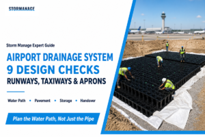 How to Plan an Airport Drainage System for Runways, Taxiways, and Aprons