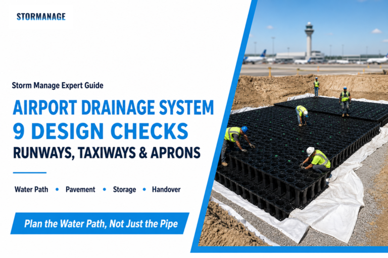 How to Plan an Airport Drainage System for Runways, Taxiways, and Aprons