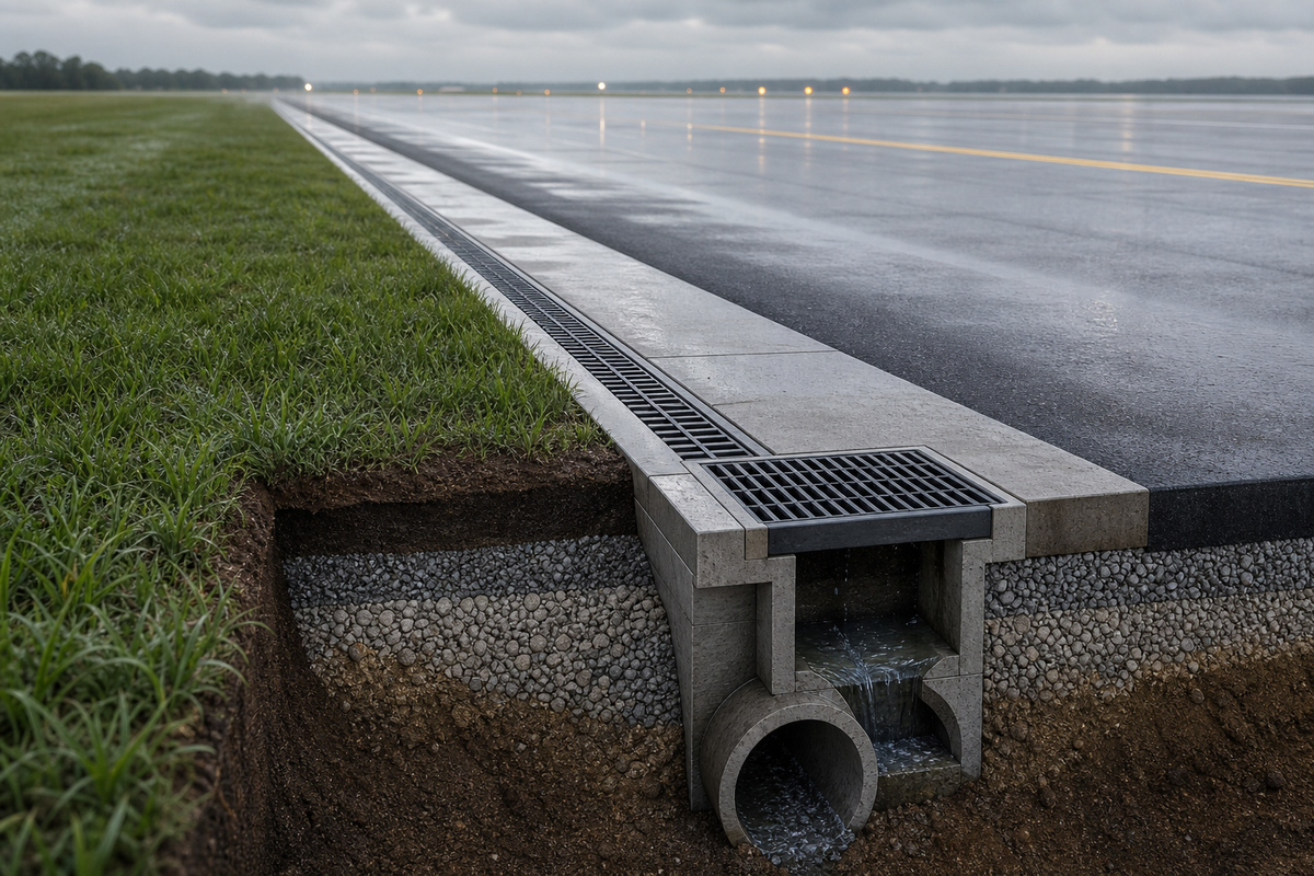 4. Use Grades, Catch Basins, and Drainage Channels to Control Surface Water