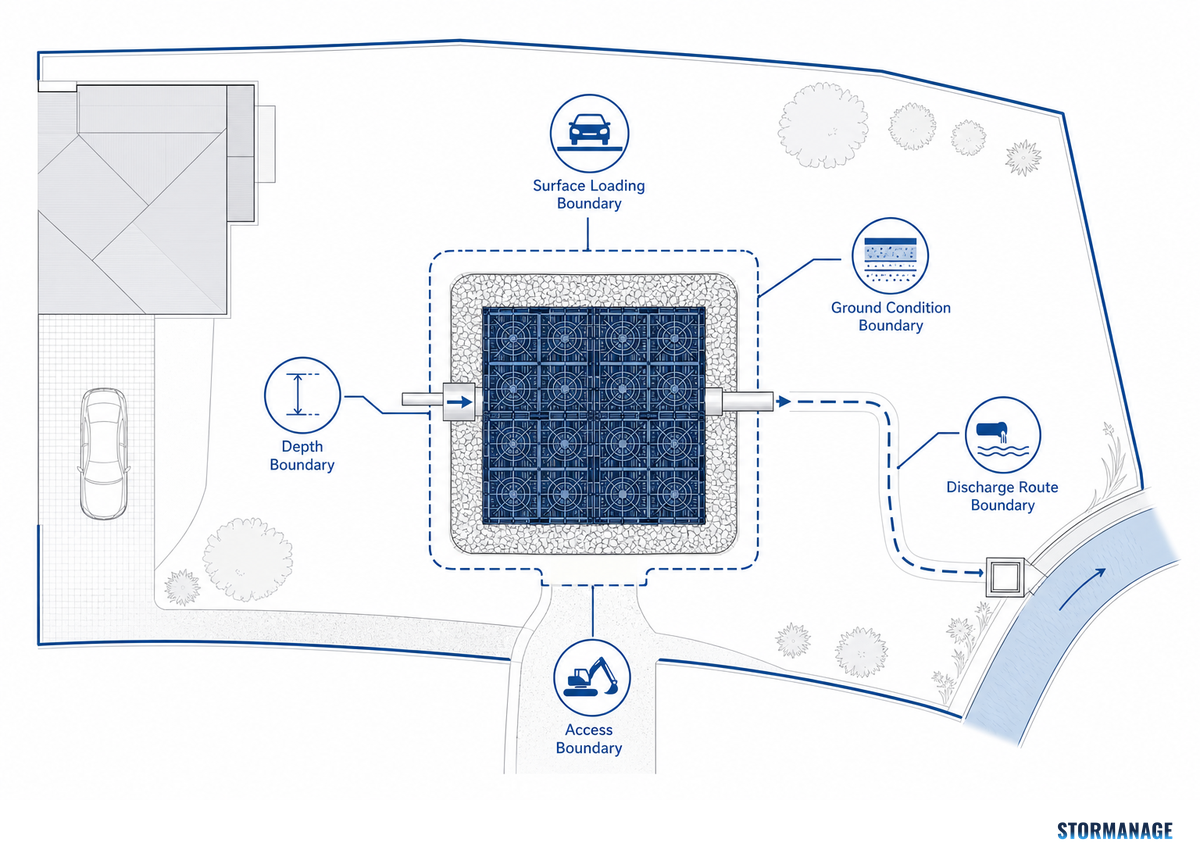 The Size-to-Site Boundary Map: a 9-Situation Project Matrix — Storm Manage
