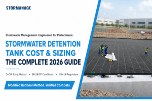Stormwater detention tank cost and sizing guide