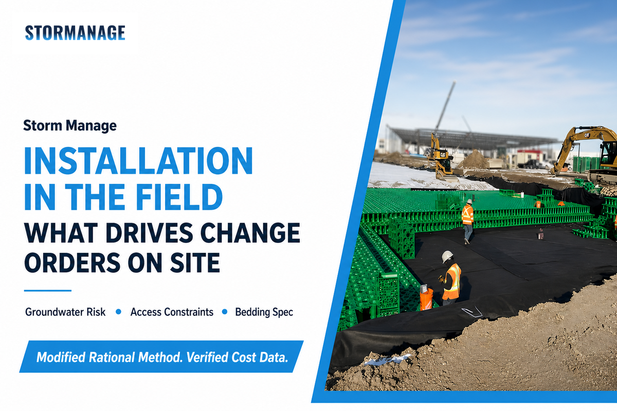 Installation and Excavation: What Drives Change Orders — Storm Manage