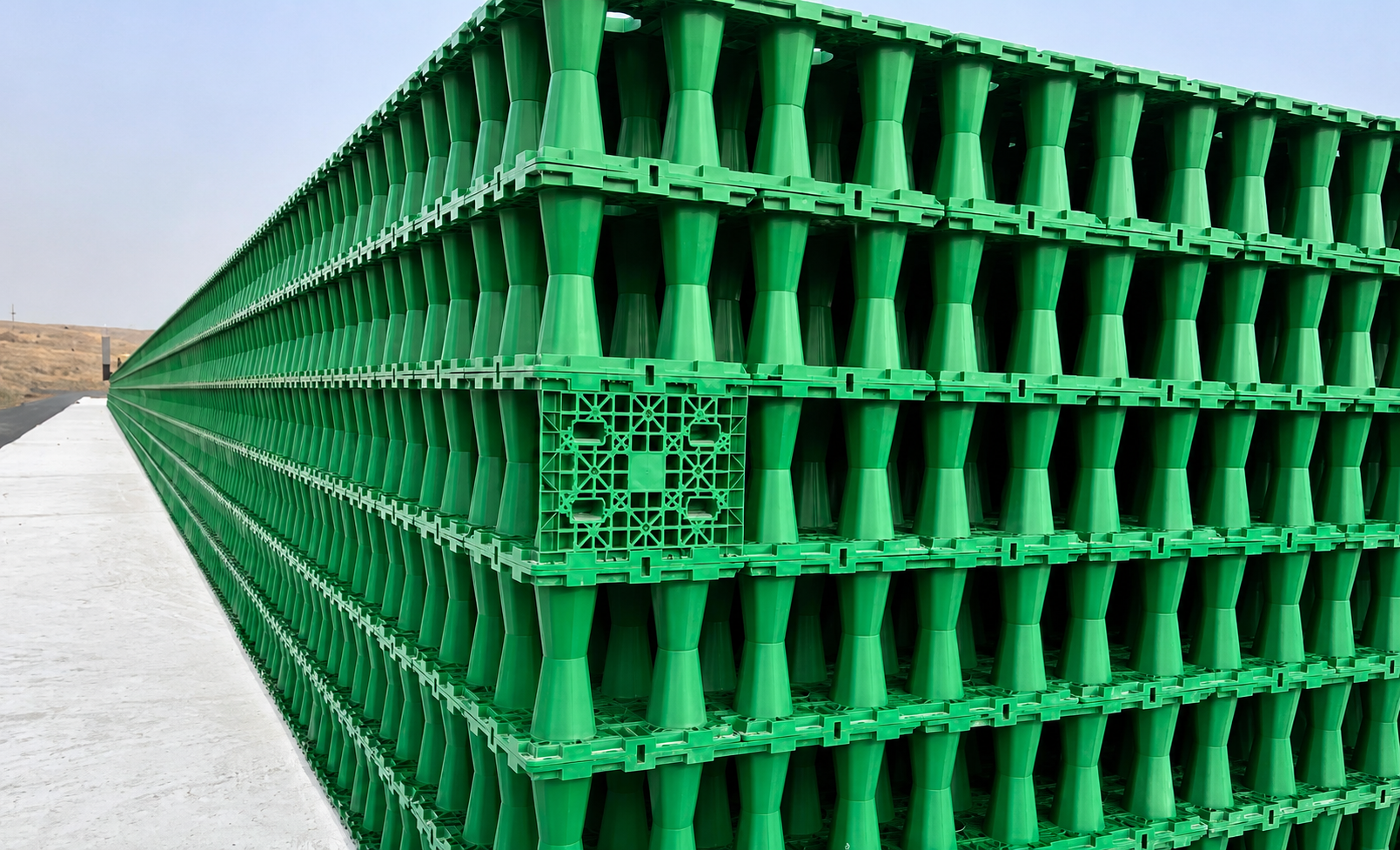 Stormwater management system structural detail