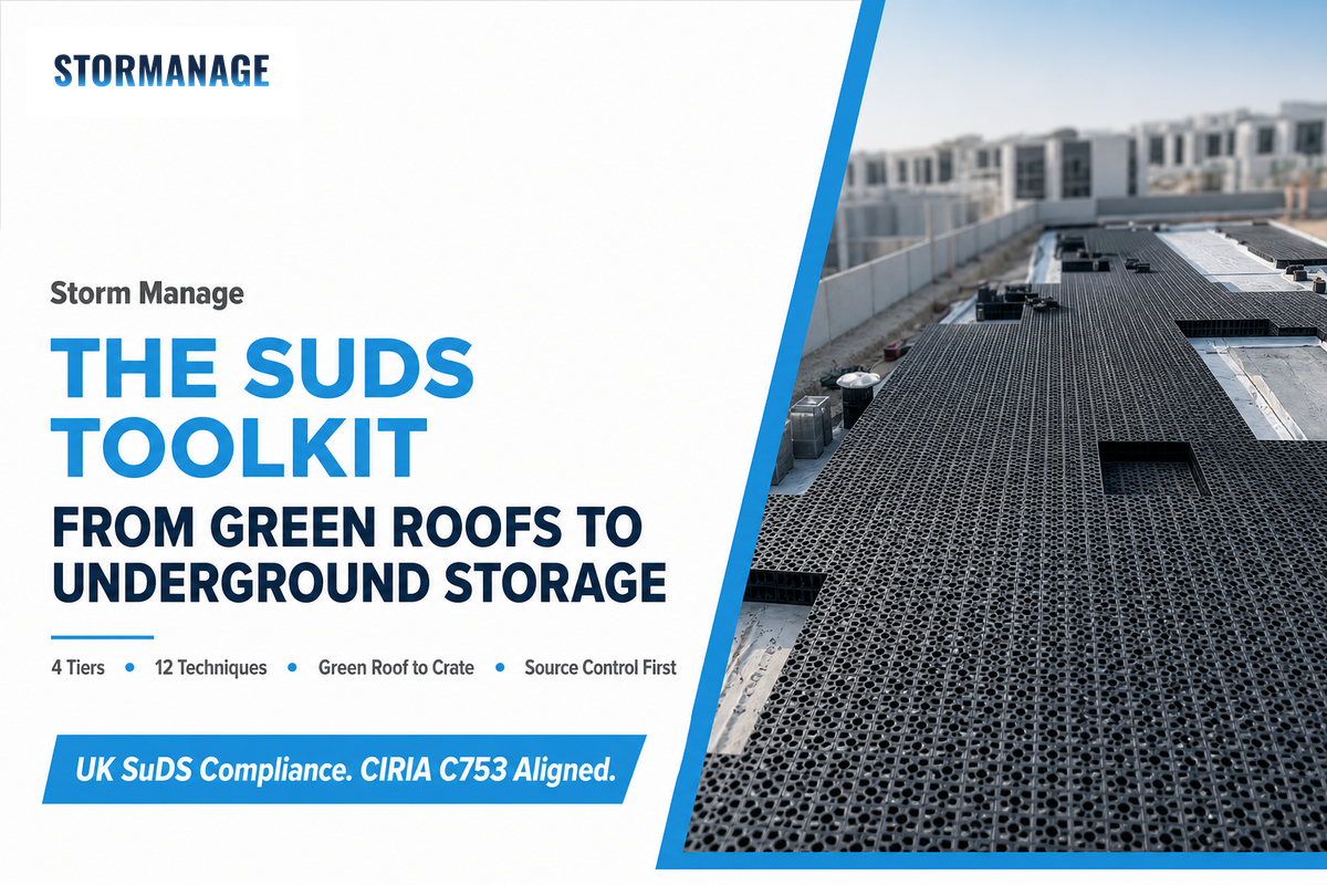 The SuDS Toolkit: From Green Roofs to Underground Storage — Storm Manage