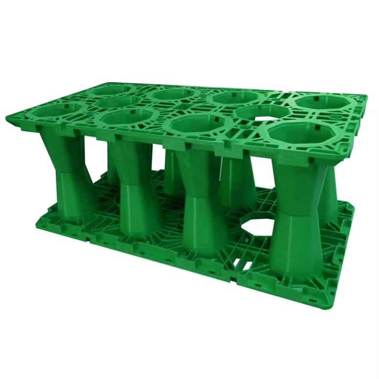 Green modular stormwater crate product unit for underground storage systems
