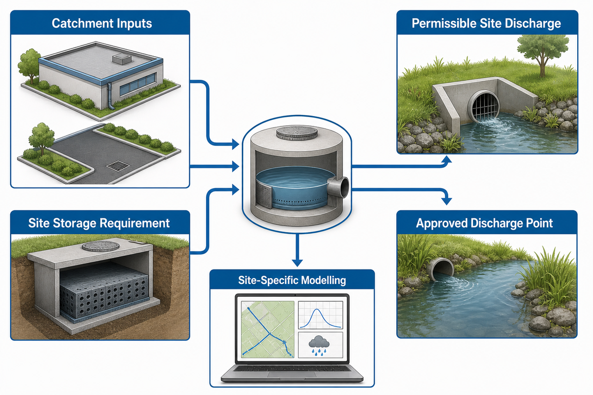 Stage 1, OSD Design & Sizing: DRAINS Software, SSR and PSD Explained — Storm Manager