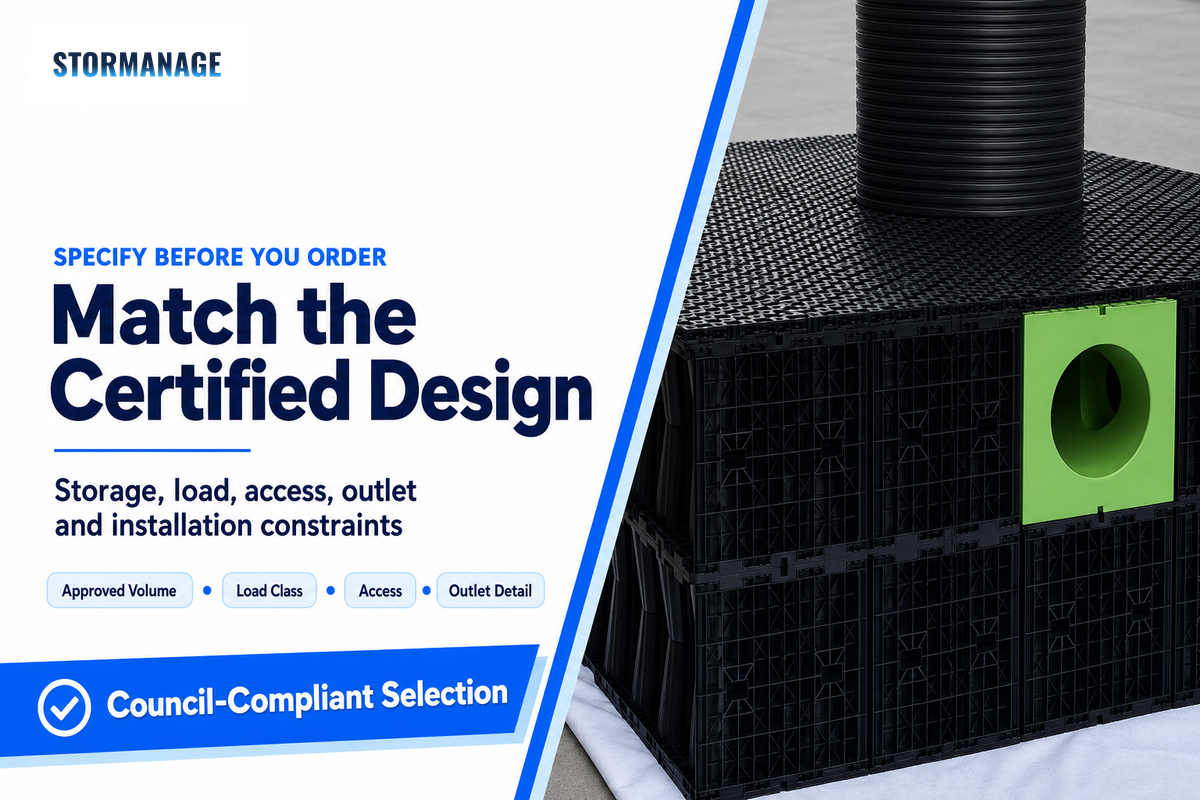 Sourcing a Council-Compliant OSD Tank: What to Confirm Before You Order — Storm Manager