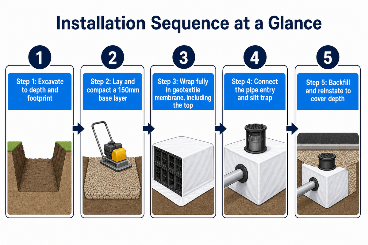 Installation Sequence at a Glance — Storm Manage