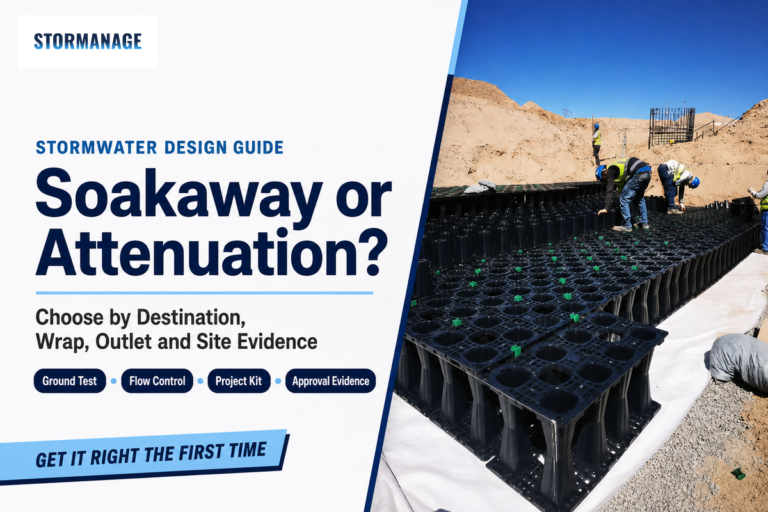 Difference Between Soakaway and Attenuation Tank (UK)
